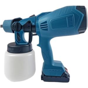 Cordless Paint Sprayer, Electric Spray Paint Gun for Dewalt 20V MAX Battery, Adjustable Spray Width & Pattern, with 2 Nozzles, for Walls, Furniture, Fences, Cabinets (No Battery) - Blue