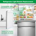W11527432 W11387579 Refrigerator LED Light Assy Module Replacement, Compatible with Whirlpool Maytag Amana Refrigerator, Replace W11333374 W11042554 W11101384 W11245960 W11387581