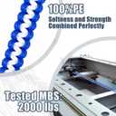 Wakesurf Rope with Handle, 25ft Lines for Wakeboarding Waterskiing and Wakesurfing