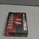 BLITZU USB-C Rechargeable Bike Tail Light 2 Pack, Bright Bicycle Rear Cycling Safety Flashlight Accessories for Night Riding, Cyborg 120T, 4 Light Modes for Adults Kids Men Women Road Mountain