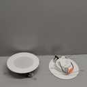 LED Recessed Lighting 5/6 inch, Smart Bluetooth Can Lights, 13W 1050LM, RGB Color Changing Selectable, Retrofit Led Recessed Light Fixtures Compatible with Alexa for Bedroom Living Room Kitchen, 2Pack