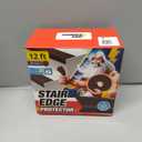 Stair Edge Protector 12 Ft - Brown Rubber Edge Trim for Steps - Stair Nose Molding - Rubber Nose Trim - Fit for Indoor and Outdoor - Non Slip and Waterproof