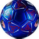 Western Star Soccer Ball USA - Official Match Grade Soccer Balls - Youth & Adult - Attractive and Durable Design - Performance