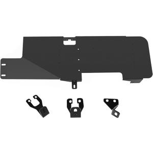 MusixiA Fuel Tank Skid Plate for 2007-2018 Jeep Wrangler JK 2-Door - Heavy Duty Steel Off-Road Gas Tank Protector, Rust Resistant, Black