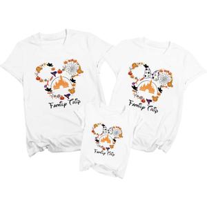 Family Halloween Shirts Pumpkin Family T Shirt Spooky Season Halloween Family Costumes Tee Top  3-4T