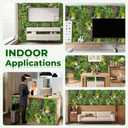 Artificial Grass Wall Roll Panels: 80''x120''Boxwood Hedge Panels, UV-Anti Privacy Fence Screen, Fake Greenery Backdrop for Indoor Outdoor Garden, Party, Wedding Decor