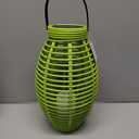 Solar Lantern,Outdoor Plastic Lanterns Waterproof,  Solar Lights,Hanging Lanterns Outdoor,Decoration Lights for Garden,Patio,Porch,Trees,Pathway,Outside Green Color