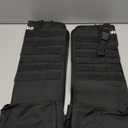 Truck RackSet of 2, Seat Back Rack with Adjustable Straps, 600D Oxford Cloth, Universal Rifle Holder, PVC Coated, Secure Storage Pockets for Hunting Gear, Easy to Install Vehicle Rack (Black-Large_1)