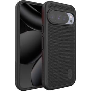TUDIA MergeGrip Case for Google Pixel 10 / Pixel 10 Pro Cases 2025  [Military Grade Drop Tested] Dual Layer Rugged Slim Shockproof Heavy Duty Protective Phone Cover - Black