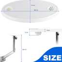 Side Mounted Boat Dinette, Removable, Adjustable Direction Boat Table Wall Mounted Dinette, ABS Waterproof Stainless Steel Table Legs Caravan and Boat.