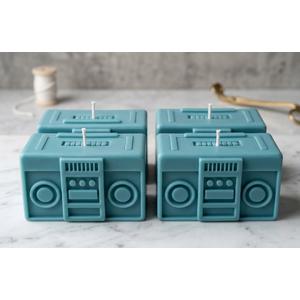 Retro Cassette Player Recorder Candle Cassette Player Boombox 