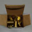 NUPTIO Taper Candle Holders Gold: Set of 8 Brass Candlestick Holder - Bulk Vintage Short Iron Candlestick Candle Holders for Fall Thanksgiving Christmas Table Decor