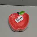 50PCS Red Apple Party Paper Plates Decorations Back to School Paper Plates First Day of School Party Supplies Schools Disposable Tableware for 50 Guests for Christmas Kindergarten Preschool 6.6X7.4
