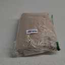 LAMIT Light Filtering Linen Curtains 84 inches Long for Bedroom, Faux Linen Textured Semi Sheer Back Tab and Rod Pocket Burlap Boho Modern Drapes for Living Room/Farmhouse, 2 Panels, 52 x 84 Inch