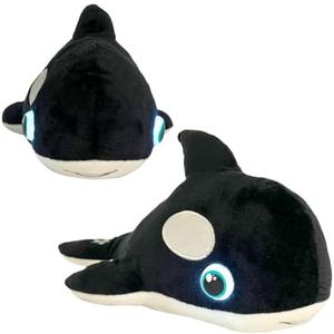 Night Buddies Large, 15" Illumination Plush Orca- Child-Activated Magical nightlight Illuminated Eyes Provide a Sense of Confidence and Companionship. Made, Safe Materials
