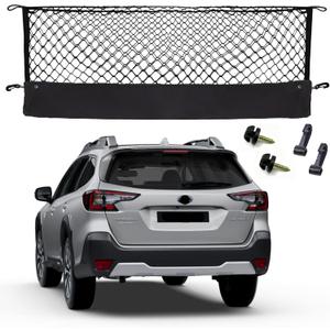 Envelope Style Cargo Net Compatible with Subaru Outback New 2026 2025 2024 2023 2022 2021 2020 2019 2018 2017 2016-2000 Trunk Car Rear Tailgate Touring Netting