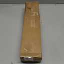 KAMANINA Bronze Curtain Rods for Windows 48 to 84 Inch, Adjustable Single Curtain Rod 32 to 86 Inch(2.6-7.1ft), 3/4 Inch Splicing Drapery Rods with Twisted Cage Finial