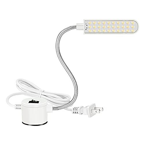 Amazing power Sewing Machine Light LED Flexible Gooseneck Work Lamp with Magnetic Mount Base for Workbench Lathe Drill Press