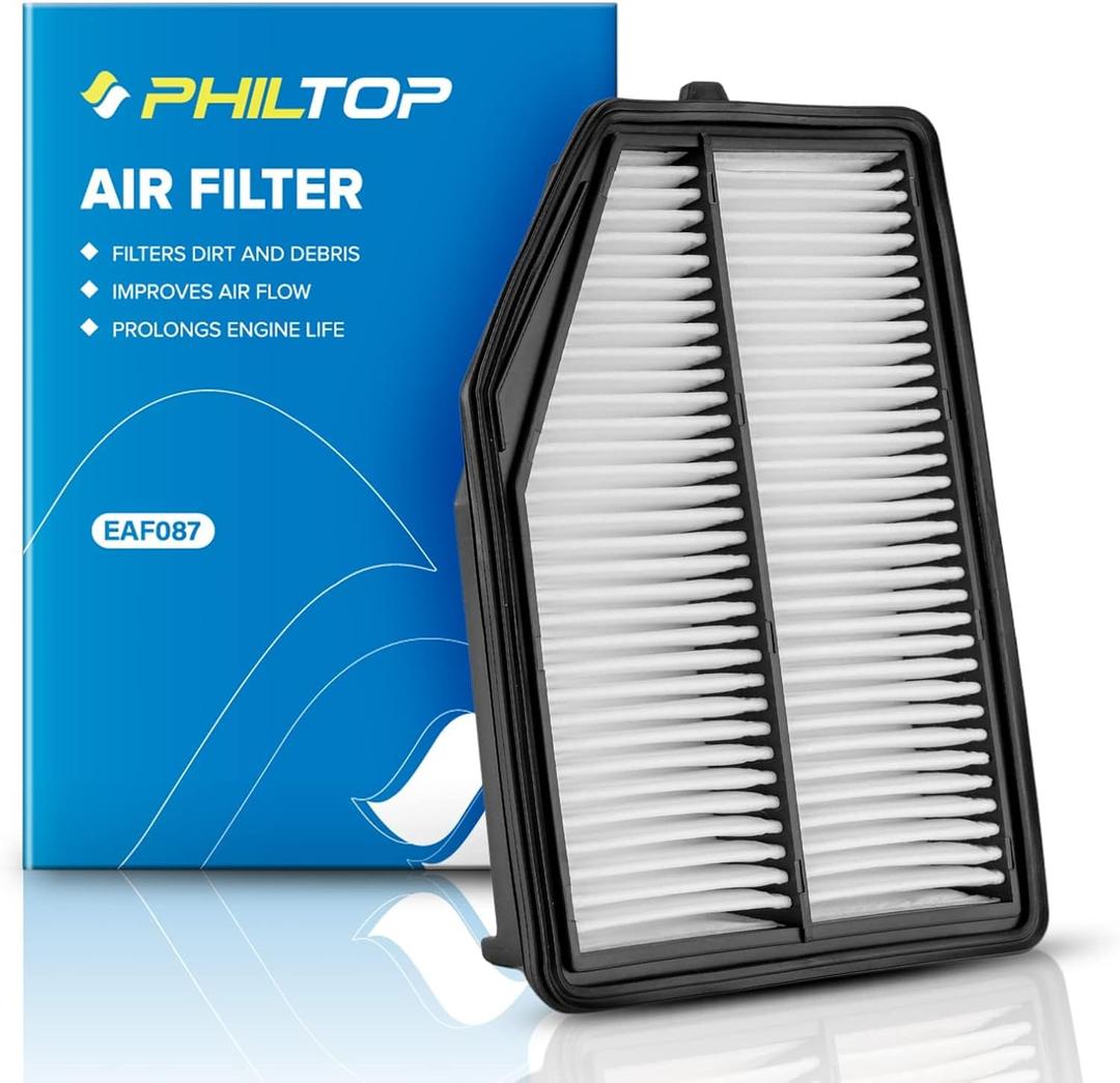 PHILTOP Engine Air Filter CA11945 Replacement for Honda CR-V CRV 2015 2016, L4 2.4L, Rigid Panel