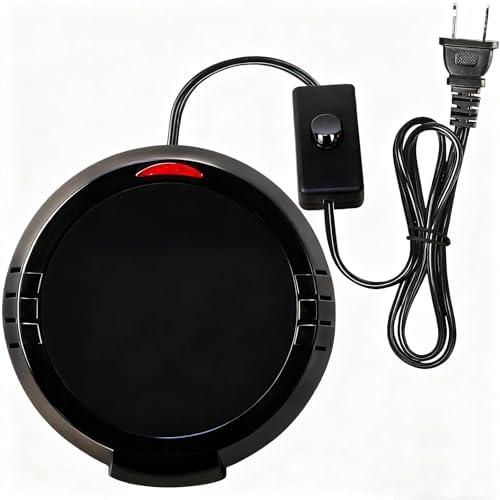 Large Candle Warmer Wax Melter, Warmer Plate for Candle Jar, Wax Cubes Melter, Warmer Plate, Electric Coffee Mug Warmer, Tea or Various Beverages Warmer, for Home, Office Desk, etc, Best Gift(Black)
