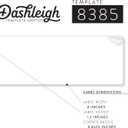 Dashleigh Small Bottle Labels Waterproof, 120 Blank Printable Vinyl Stickers 4x1.5 Inch for 2oz and 4oz Bottles - Wraparound Label Sheets for Spray Bottles, Essential Oils, Cosmetics, Small Business