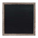 Letter Board With 188 Characters 12x12x1.5 Black 
