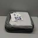 Cat Desk Bed for Large Cats 50 lbs Heavy Duty Dog High Chair with Paw Design Cat Bed for Desk with Washable Dual-Sided Sherpa Mat Waterproof Easy Assembly for Gaming Desk Kitchen Island Gray