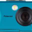 Polaroid IS048 Waterproof Instant Sharing 16 MP Digital Portable Handheld Action Camera, Teal