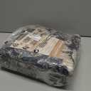 Lessymo 4 x 6 Area Rugs for Living Room- Machine Washable Area Rugs Boho Faux Wool Low Pile Area Rug for Bedroom Floral Medallion Vintage Rugs with Non-Slip Rubber, Black Brown