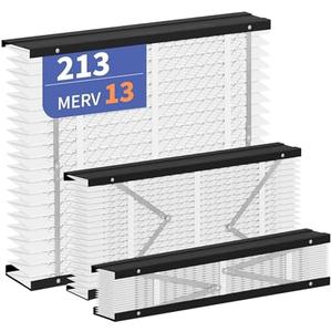 2-Pack 213 Filter Replacement Compatible with AprilAire 213 Whole House Air Purifiers Models,1210,1620,2210,2216,3210,4200,MERV 13 Furnace Filter Replacement,fit for 20x25x4 Furnace