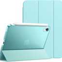JETech Case for iPad mini (A17 Pro, 2024 Model, 7th Generation) / mini 6 (2021 Model, 6th Generation), Slim Stand Hard Back Shell Smart Cover with Auto Wake/Sleep (Blue)