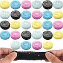 28 Pcs Mini DIY Squishy Dessert Cookie Shape Fidget Toys, Ultra-Soft Decompression Venting Toy Squeeze Toys, Party Favors Biscuit Squishies Stress Relief Toys