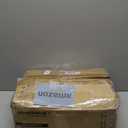 SONGMICS Dresser for Bedroom, Chest of Drawers, Steel, MDF, 4 Non-Woven Fabric Drawers, Storage Organizer Unit, Closet, Entryway, Cloud White and Snow White ULGS314W01S