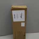 DELAMU Under Desk Cable Management Tray - Cable Management Tray No Drill with F-Clamp Design, Metal Mesh Cord Organizer, Sturdy Wire Organizers for Cords for Home Office Standing Desk, Black