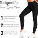 Women's High Waisted Yoga Pants Buttery Soft, Squat Proof Leggings for Workout, Gym, Running, Yoga, 3XS to Plus Size (Black, S)