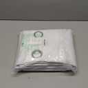 NICETOWN White Blackout Curtains 84 inches Long, Full Light Blocking Drapes with Black Liner for Nursery, Noise Reducing Thermal Insulated Draperies for Doorway (2 Pieces, 37" Wide Each Panel)