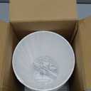 GO&SO Chandelier Lamp Shades - White Small Lamp Shades Set of 5, Clip-on Fitter Lampshade, Only for Candlestick Bulbs, 4" X 6" X 5" Natural Linen Lamp Shade For Chandeliers, Wall Lamps -Handcrafted