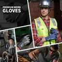 LANON Gardening Gloves for Men Women, 2 Pairs Nitrile Coated Garden Gloves with Grip, Breathable B.COMB AIR Technique, Dusty Olive & Bluebird, Large