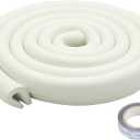 U Shape Edge Protectors for Glass Coffee Table,Foam Baby Proofing Safety Bumper Guard Strip,Corner Protectors for Kids,Extra Thick,Suitable for Furniture Fireplace,6.5 Ft/2M (U Type (Milky White))