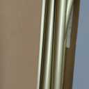 Closet Rods for Hanging Clothes, 17 to 84 Inches Stepless Adjustable Metal Closet Rod, 1.3 Inches Heavy Duty Clothes Hanging Rod for Closet Wardrobes Laundry RV, Gold