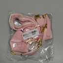 Cute Small Dog Collar Harness and Leash Set, Soft Adjustable No Choke Escape Proof Pet Harness Vest with Secure Metal Buckle, Breathable Soft Mesh Padded Dog Vest for Dogs Cats Pink Pack of 3