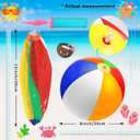 60Pcs Sunglasses Beach Balls Bulk Party Favors for Kids 30Pcs Neon Sunglasses 30Pcs 12" Beach Balls Kid Boys Girls Graduation Party Supplies for Summer Beach Pool Party Favors Goodie Bag Favors