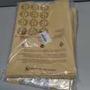 2 x Pack of 35 Paper Bread Bags for Homemade Bread, Paper Bakery Bag for Baked Food Packaging Storage, Large Kraft Paper Bread Loaf Bag with Window Label Seal Sticker included Pack of 35,12.5x8.3x4 Inches