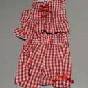 Jecson Toddler Baby Girl Summer Clothes Cotton Ruffled Sleeve Shirt Tops and Shorts Set Outfits 2T