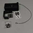 Doorbell Mount for Ring/Blink: No Drill Mount with Anti-Theft Steel Cable and Triple-Direction Adjustment Design, Video Camera Holder for Home Apartment Rental (Purple)