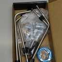 MSCRP AN4 Fuel Brake Line,LS Coolant Crossover Steam Vent Kit LS Stainless Coolant Crossover Steam Vent Kit Compatible with for LS1, LS2, LS3, LS6, LS7, LS9, LSX