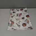 2 x Vnaaem White Christmas Wrapping Paper Red Stripe Snowy Scene House Holiday Style Gift Wrap Paper Bulk for Winter Xmas Birthday Party - 20 X 28 Inches 8 Folded Sheets