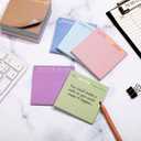 Zonon 24 Pieces Cool for School Sticky Notes Inspirational 3 x 3 Inch Classroom Theme Notepads Back to School Gift for Teacher Nurse Employee Appreciation Studying Office Supplies (Colorful Style)