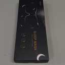 MZOO Luxury Sleep Eye Mask for Side Sleeper Men Women, Zero Eye Pressure 3D Sleeping Mask, Light Blocking Patented Design Night Blindfold, Soft Eye Shade Cover for Travel, Purple