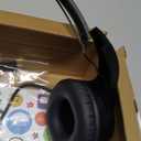 Belkin SoundForm Mini Kids Wireless Headphones w/Built-in Microphone, 30H of Playback Time, & Fun Stickers - Over-Ear Headsets for Online Learning, School, Travel, iPhone, iPad, Galaxy & More - Black